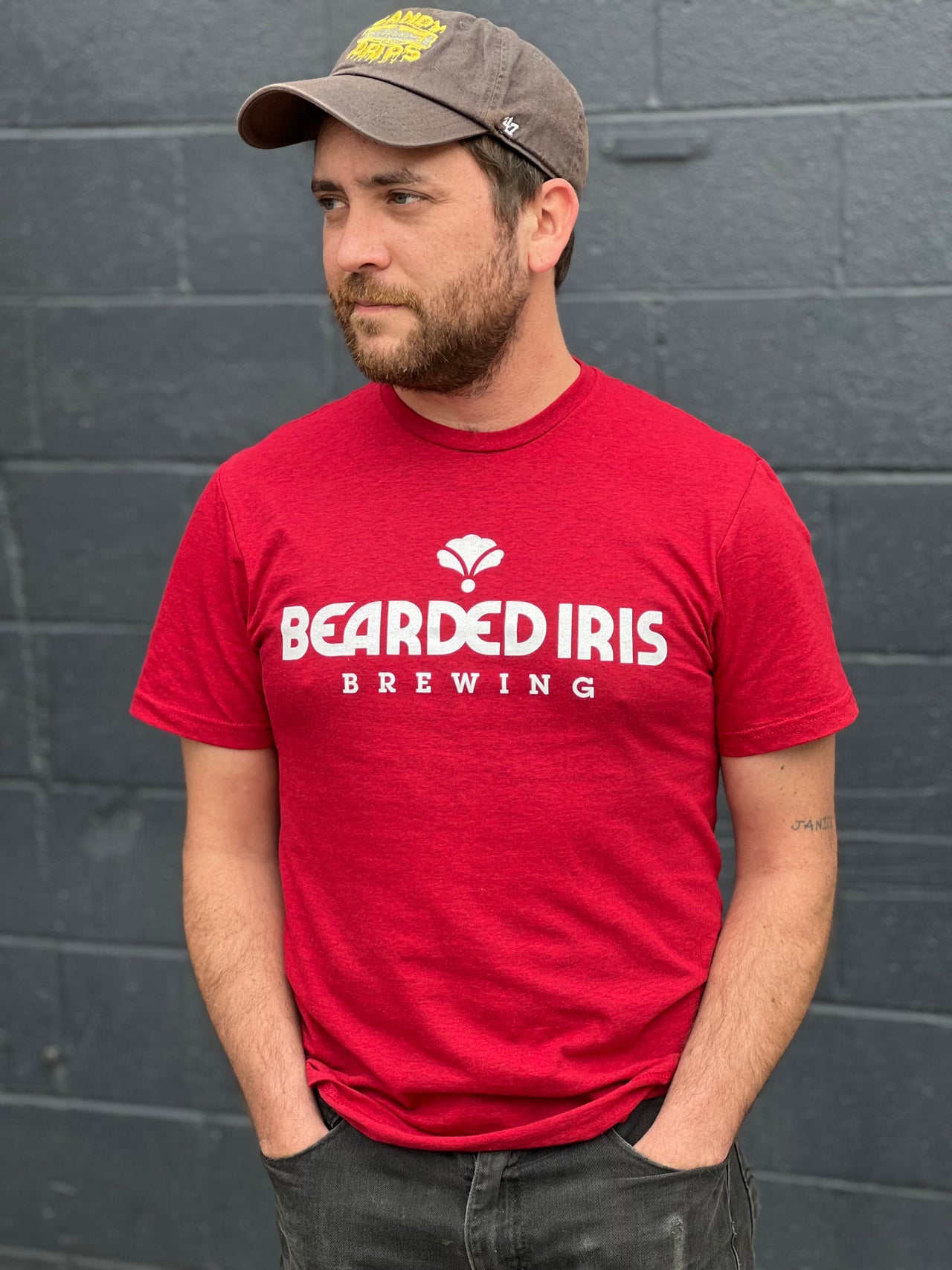 Black iris store brewery t shirt